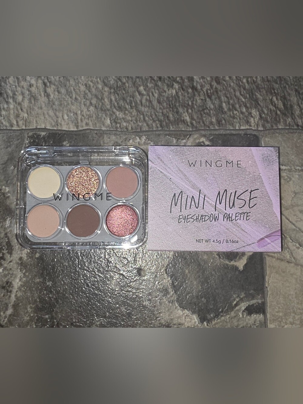WingMe Cosmetics Mini Muse Eyeshadow Palette — 0.16oz BNIB